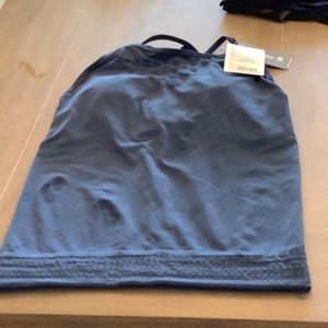 Athleta racer back tank slate blue
